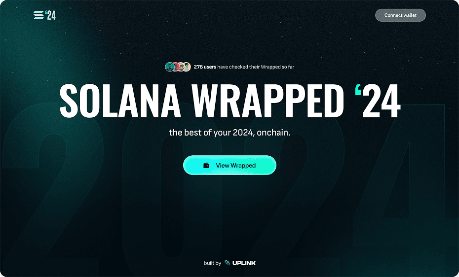 Solana Wrapped '24 showcase 1