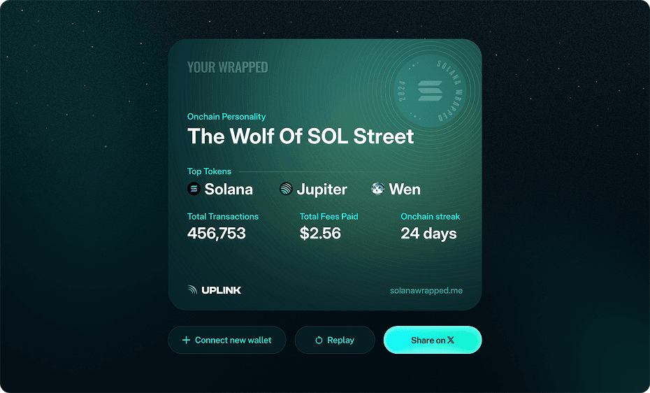 Solana Wrapped '24 showcase 14